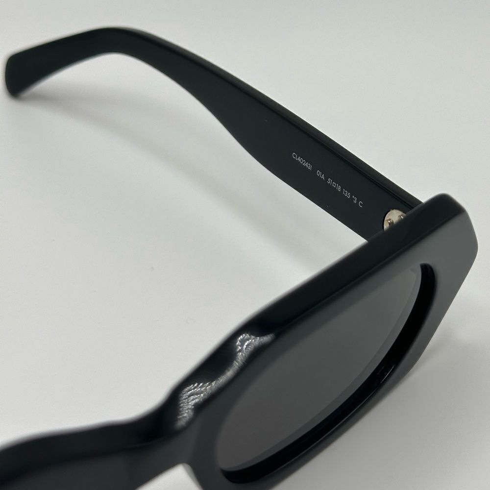 CELINE Sunglasses CL40243I 5101A Black Dark Grey Women NEW - Picture 8 of 14